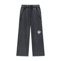 CF Snow Washed Tape Raw Edge Sweatpants