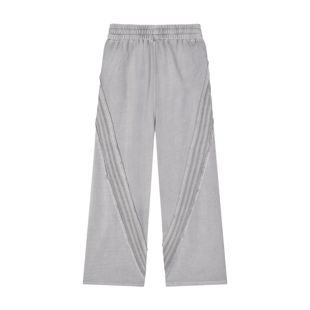 CF Snow Washed Tape Raw Edge Sweatpants
