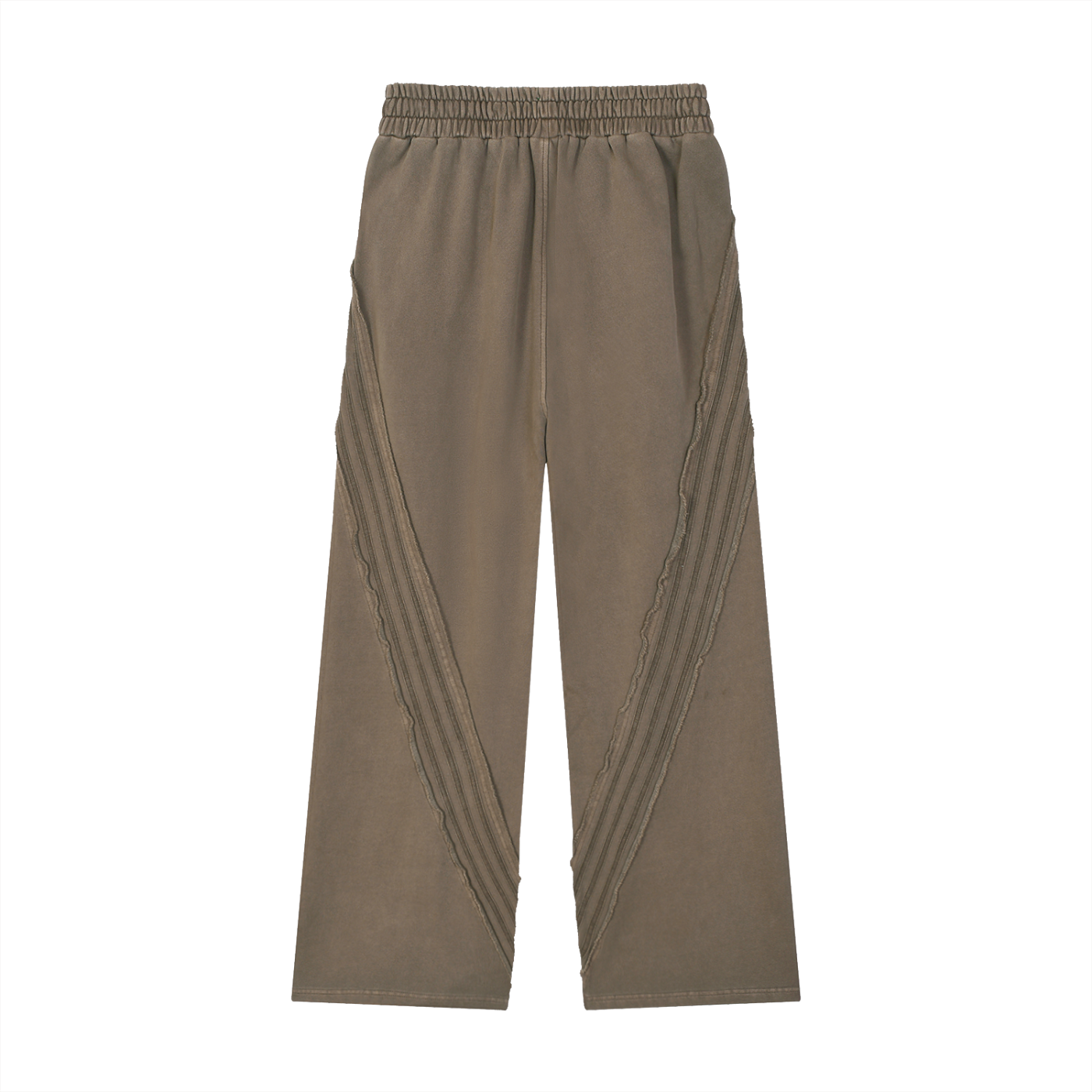 CF Snow Washed Tape Raw Edge Sweatpants