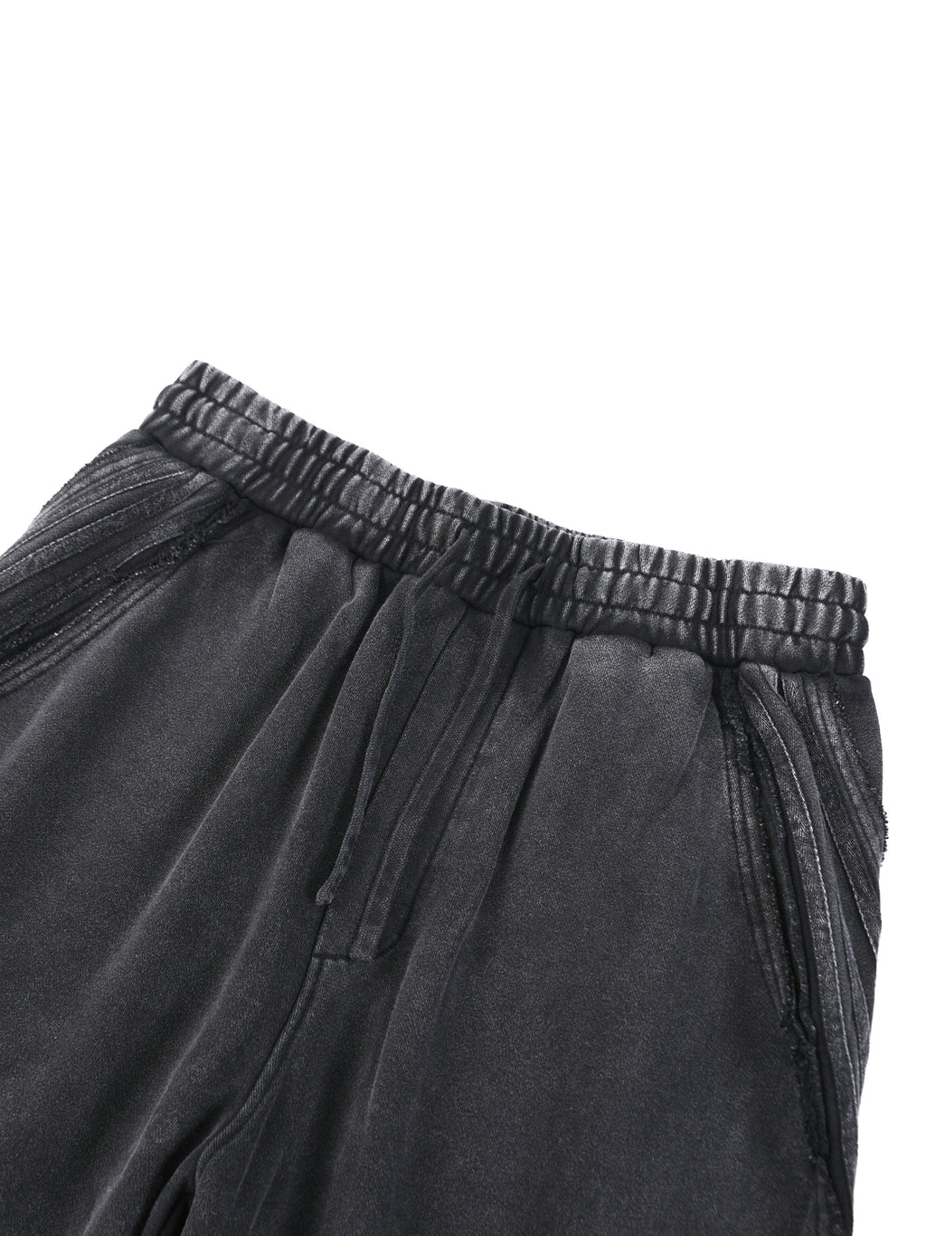 CF Snow Washed Tape Raw Edge Sweatpants