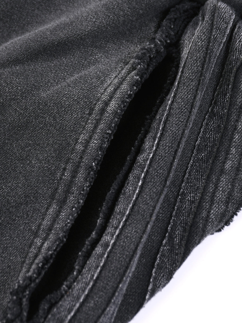 CF Snow Washed Tape Raw Edge Sweatpants