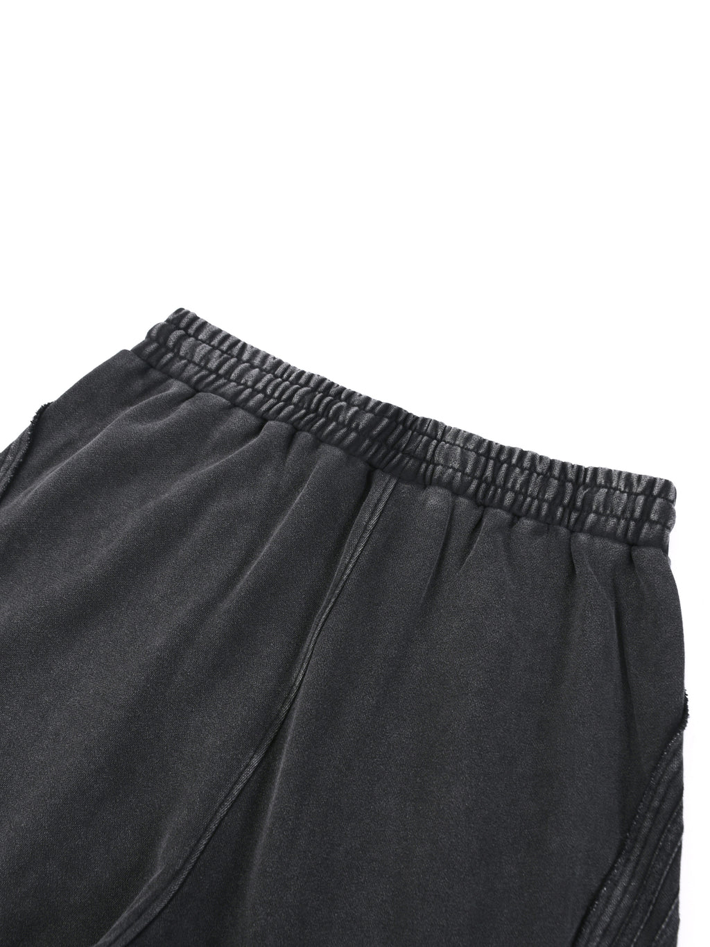 CF Snow Washed Tape Raw Edge Sweatpants